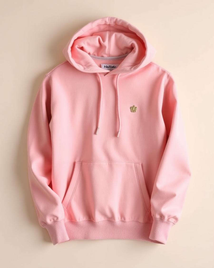 Empire Hoodie — Pink & Gold